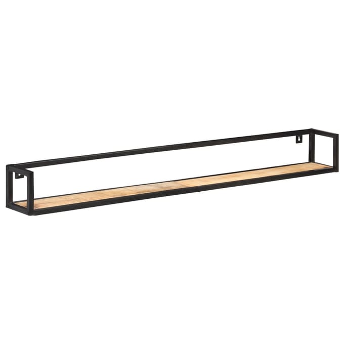 vidaXL - Wandschappen - 2 - st - 160 - cm - ruw - mangohout