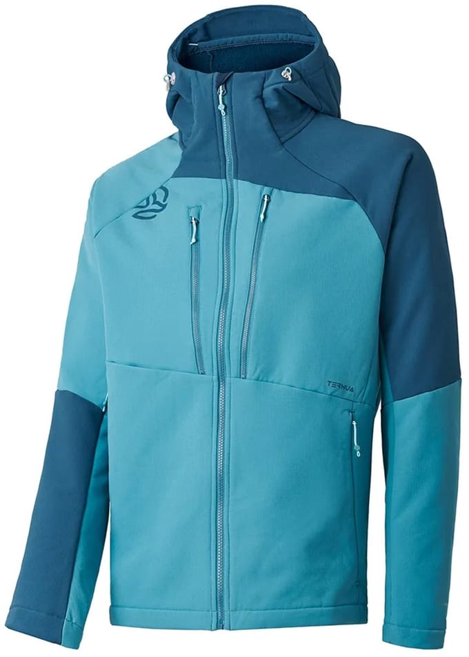 Ternua Lokkta Hard Jas Blauw L Man
