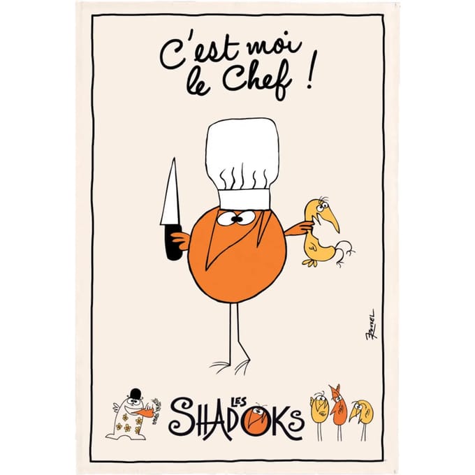 Keukenhanddoek - grand chef Winkler Shadoks
