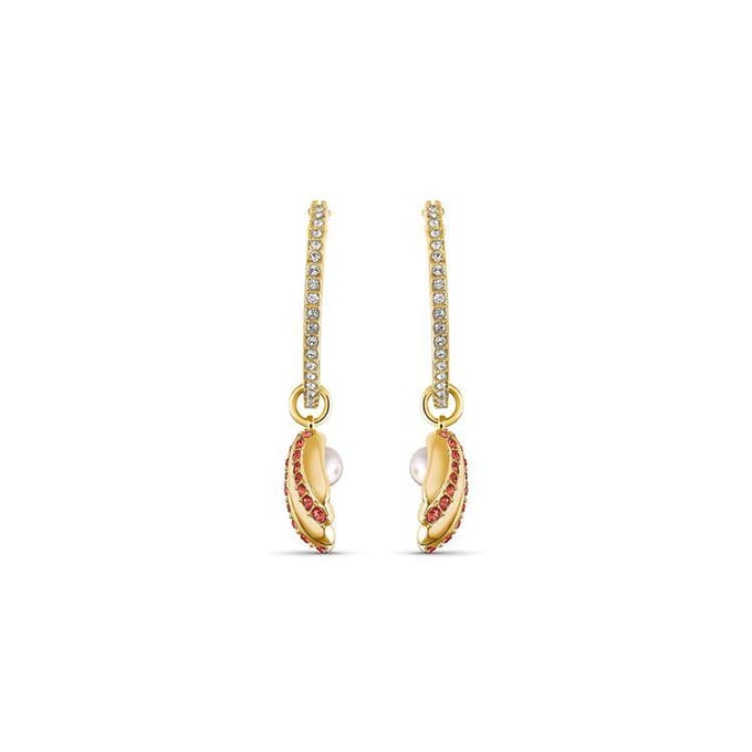 Swarovski Schelp Oorbellen Dames Goud 5524185 Gold beige