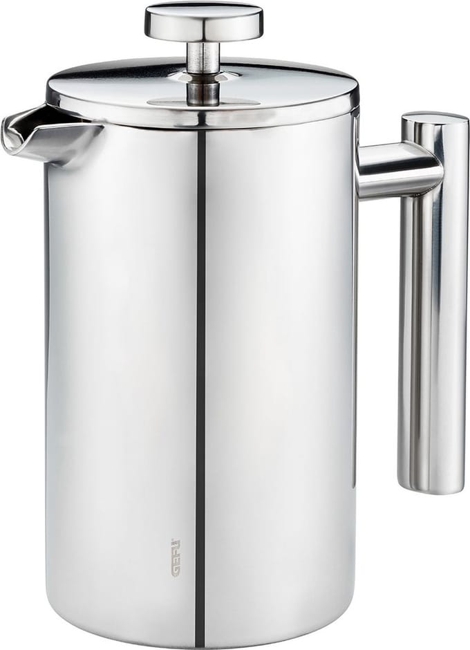 Cafetière/French Press, RVS, Dubbelwandig, 1 L, 20 jaar garantie - GEFU | GUSTAVO