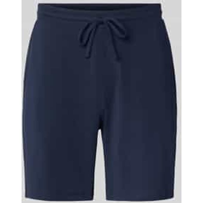 Sweatshorts met elastische band en tunnelkoord