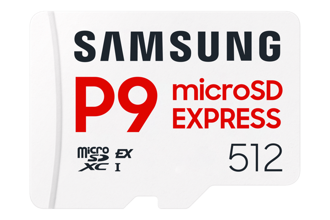 Samsung P9 Express microSDXCâ¢ Express Card 512GB White