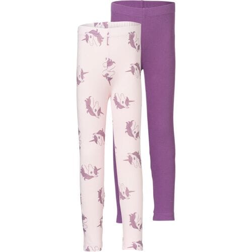 LUPILU Set van 2 kinder leggings (Lila, 110/116)