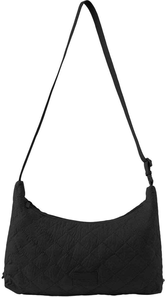 SEIDENFELT MANUFAKTUR Schoudertas Hetta Hobo Bag Black Zwart