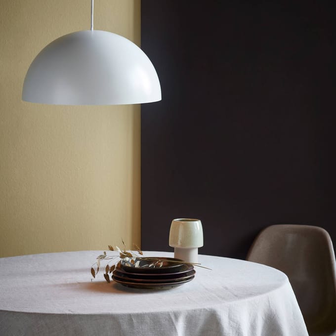 Nordlux Hanglamp Ellen 40 met metalen kap, wit