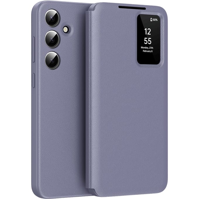 CaseBody Samsung Galaxy A55 Smart Cover Paars