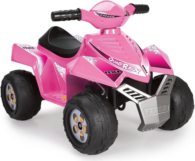 Elektrische Kinderquad Roze 6V met Gaspedaal voor Peuters
