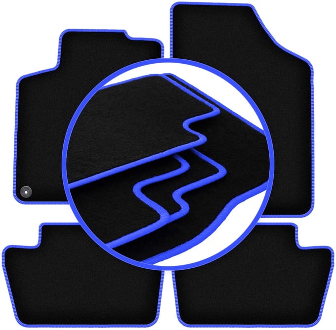 CARLUX-BLUE automatten voor: Citroen C4 II hatchback, stationwagen (2010-2018)