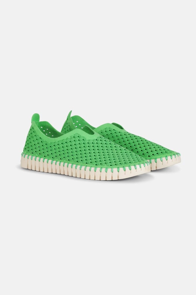 Instappers TULIP3275 beige zool - 493 Fern Green