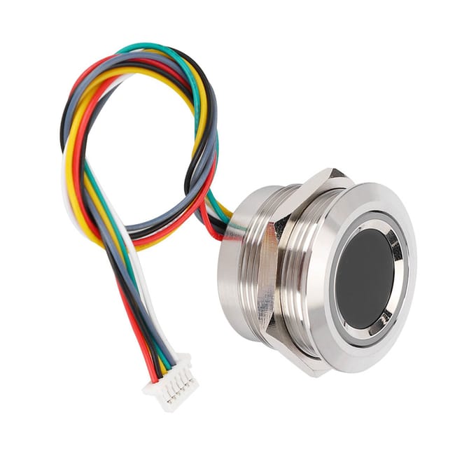 R503 Circulaire Capacitieve Vingerafdrukidentificatiemodule met 2-kleurige Ringindicatielamp gray