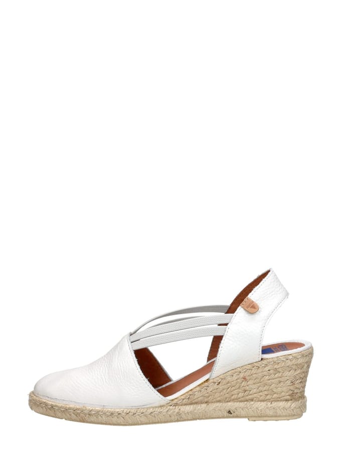 Verbenas Maika Sandalen Touwzool - Wit - Maat 40