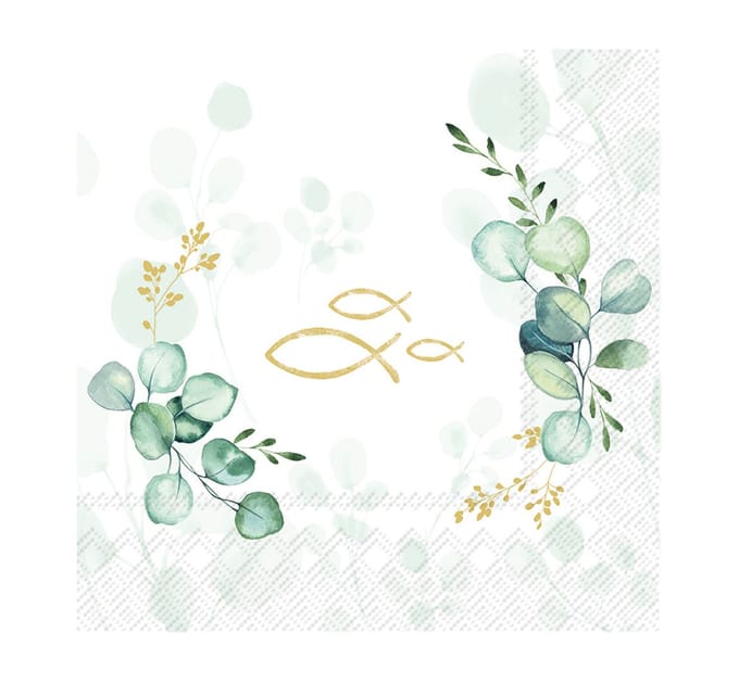 Servet "Eucalyptus Fish"