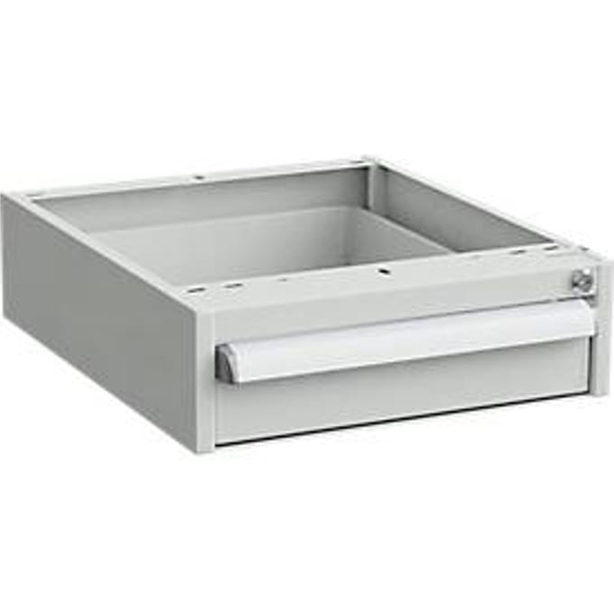 Onderstelcontainer voor werktafels, centrale vergrendeling, met ESD-bescherming, B 450 x D 520 mm, 1 lade