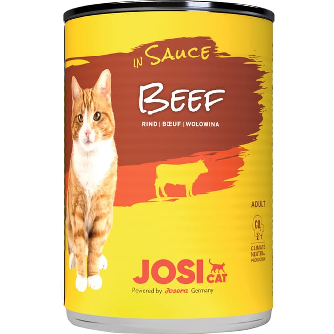 12x 415g JosiCat in saus rund natvoer voor katten