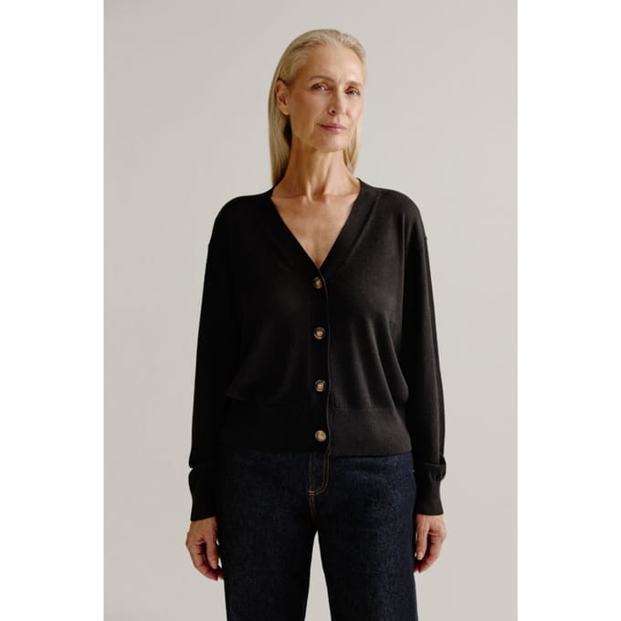 Josephine & Co August Cardigan Black Größe: M | Cardigans Outlet | Damen | Schwarz