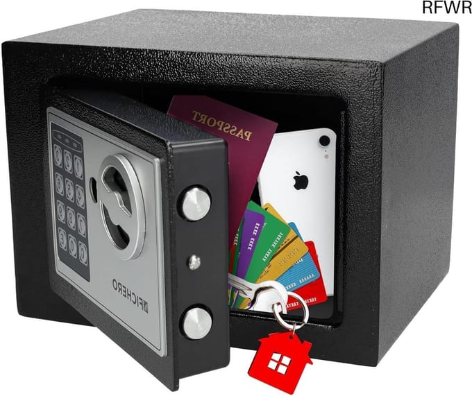 RFWR® Elektronische Kluis met Code | Veiligheidssafe met Flexibele Installatie en Ruime Capaciteit
