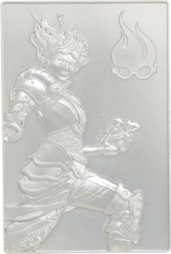 FaNaTtik Magic The Gathering - Ingot Chandra Nalaar Limited Edition (silver plated) Verzamelobject - Zilverkleurig
