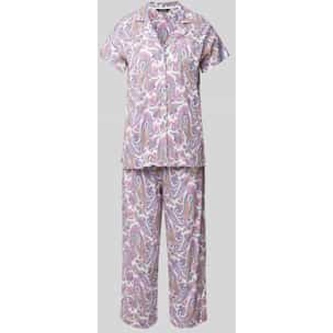 Pyjama met resortkraag