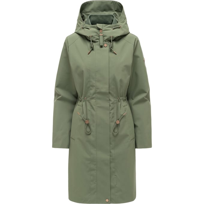 Marikoo dames parka Zilanda met capuchon