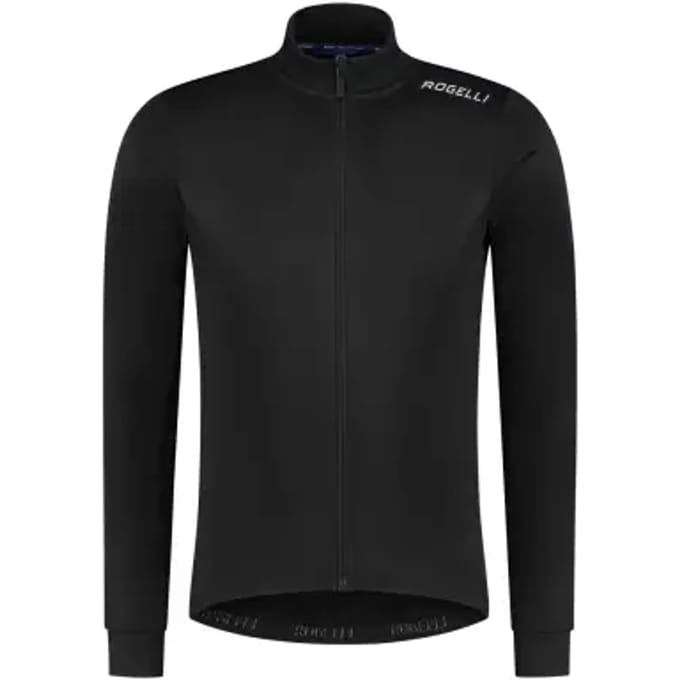 Rogelli Core Heren Fietsshirt - Lange mouw - 3 achterzakken - Zwart