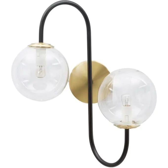 Wandlamp Mauro Ferretti Iron Black