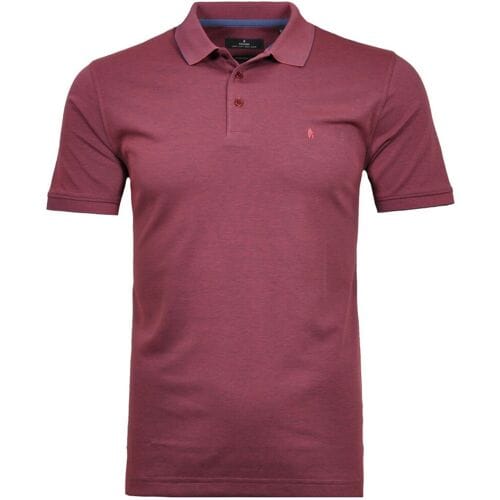 Ragman Uni Polo Light Cotton Mix Berry Melange / male