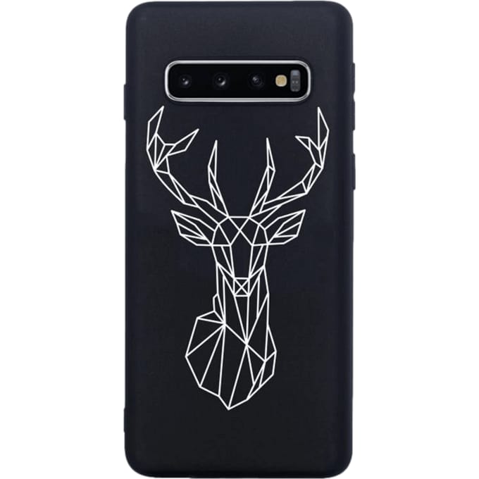Mocaa Samsung Galaxy S10 Plus Hoesje Elk Zwart