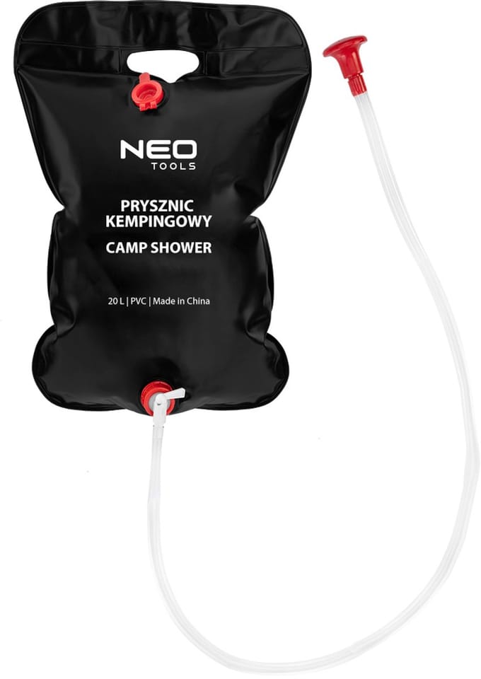 NEO TOOLS 63-164 - Campingdouche - PVC - 20 Liter - Zonne-energie