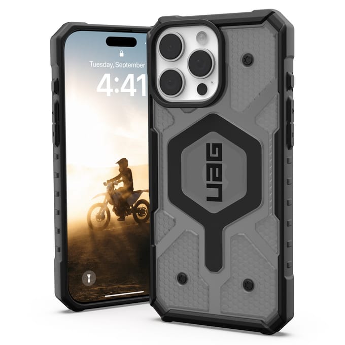UAG Pathfinder Backcover MagSafe voor de Apple iPhone 16 Pro Max - Ash