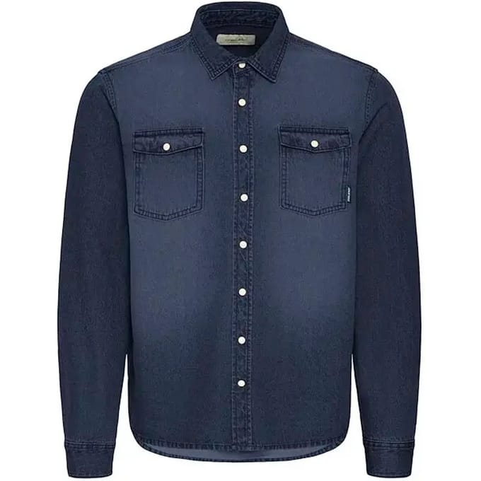 Blend - BHDARGO DENIM SHIRT - Heren - Lange mouwen shirts