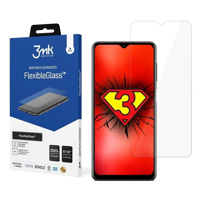 Geschikt voor Samsung Galaxy S21 Flexibele Zelfherstellende 3mk SilverProtection+