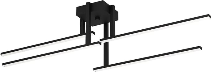 EGLO Ipolitto Plafondlamp - LED - Ø 99.5 cm - Zwart