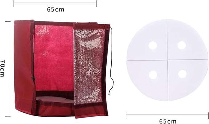 CE - Plantenbeschermhoes - 65x70cm - Rood - Winterbescherming