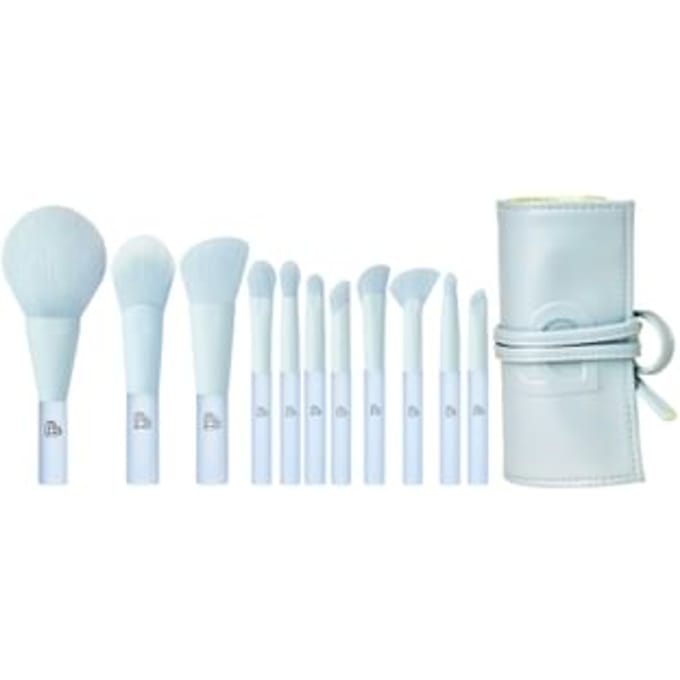 BLJ - Mini Make Up Brush Pouch Set - Blue #Legend of Ocean - 11pcs