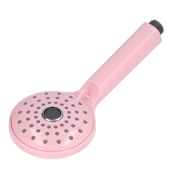 Drukdouchekop ABS Handheld Twee standen Hogedrukdouchesproeier Voorkomt spatten kersenroze kleur
