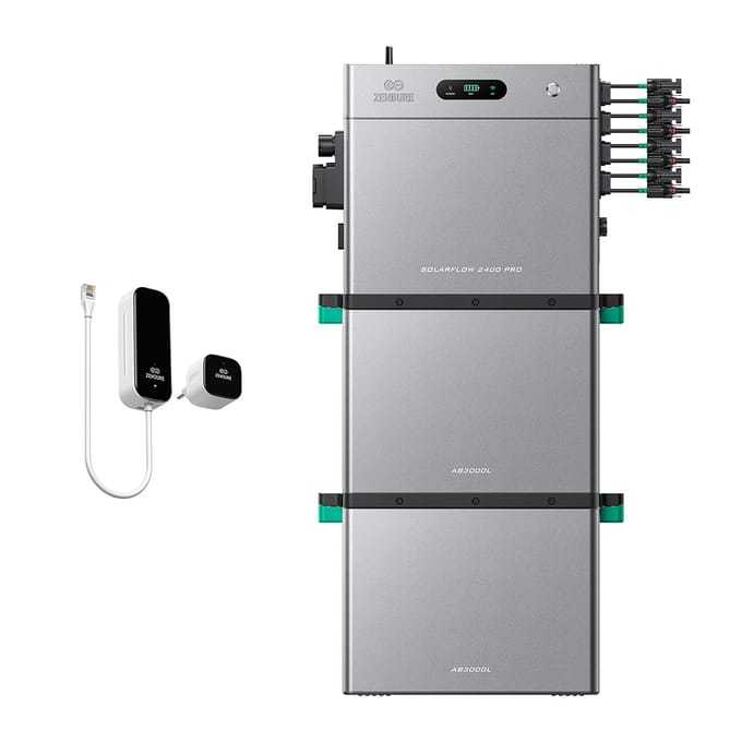 Zendure SolarFlow 2400 Pro - SolarFlow 2400 Pro & Slimme Meter P1 / 2*AB3000L (5.76 kWh) / Zonder panelen