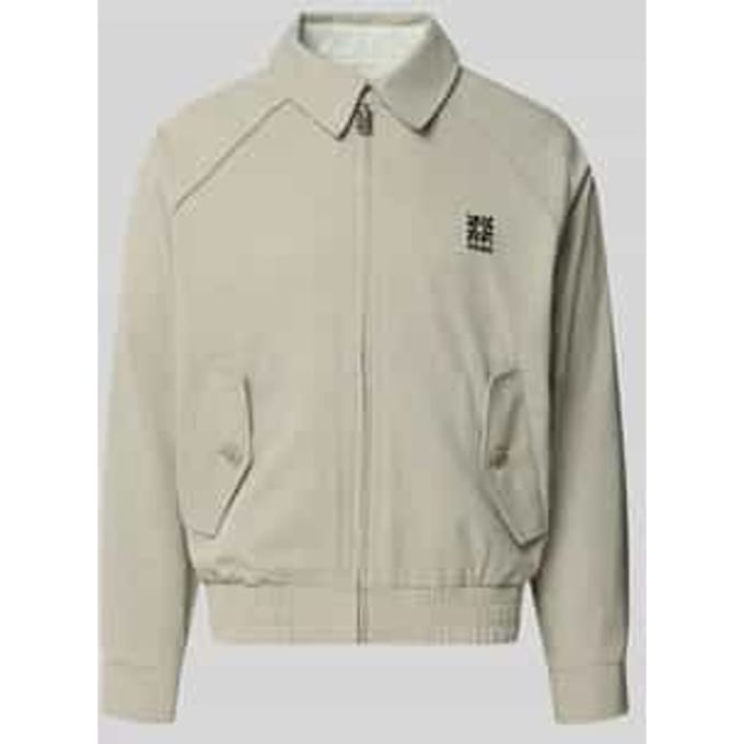regular fit blouson met logo-detail model 'Bartos'