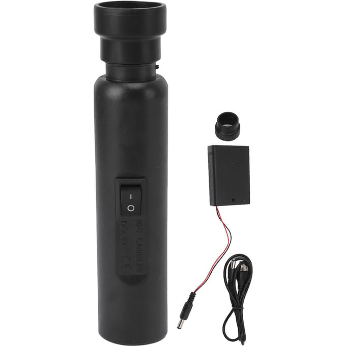 Eierlamp Stabiel USB ABS Koud Licht LED Eiertester voor Gans Kip Eendeneieren Incubator gray