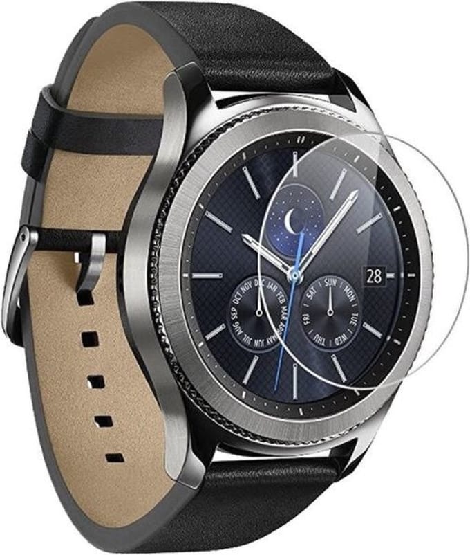 Strap-it Screen protector glas - beschermend glasplaatje geschikt voor Samsung Gear S3 Classic / Frontier