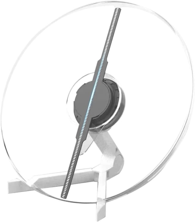 Holografisch Ventilatorscherm - 3D LED Projector - Buitenreclame - Roterende Projectie - 18 x 16 x 10 cm - One Color