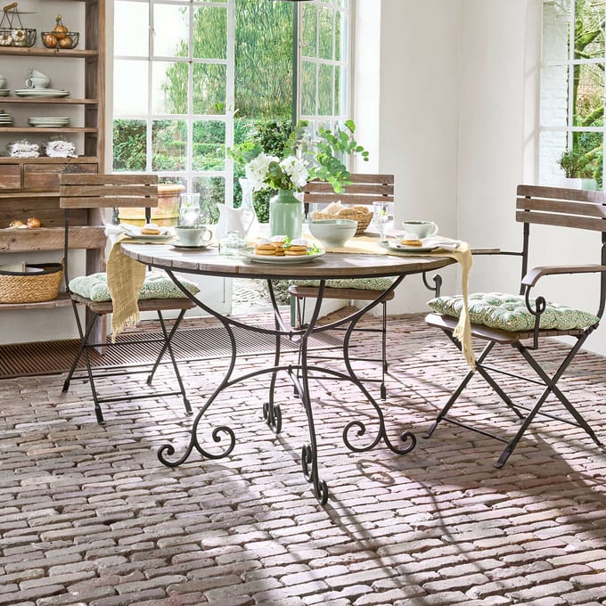 LOBERON Tafel Arémont bruin/zwart