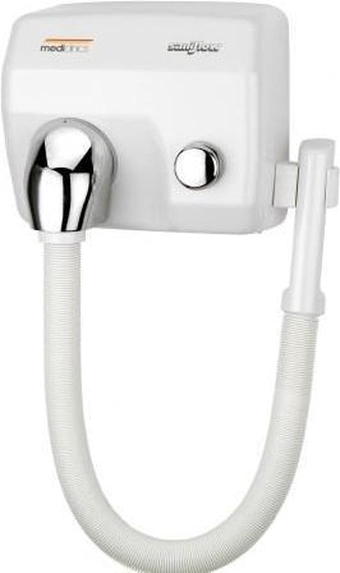 Mediclinics | Haardroger met slang | Wit
