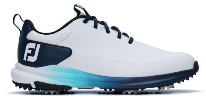 Footjoy Heren Golfschoenen Tour Rival Wit Navy Blauw