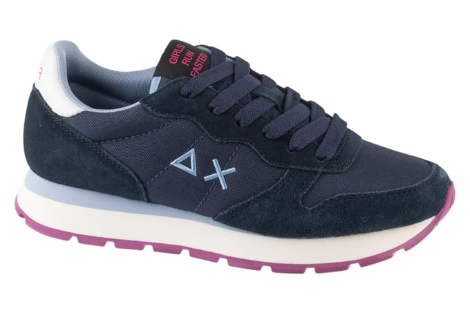 SUN68 Ally Solid, Vrouwen, Marineblauw, Sneakers, maat: 39