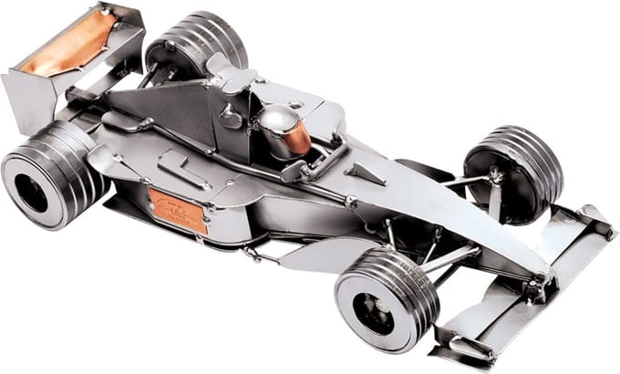 Hinz & Kunst smeedwerkfiguur beroep "formule 1 auto"