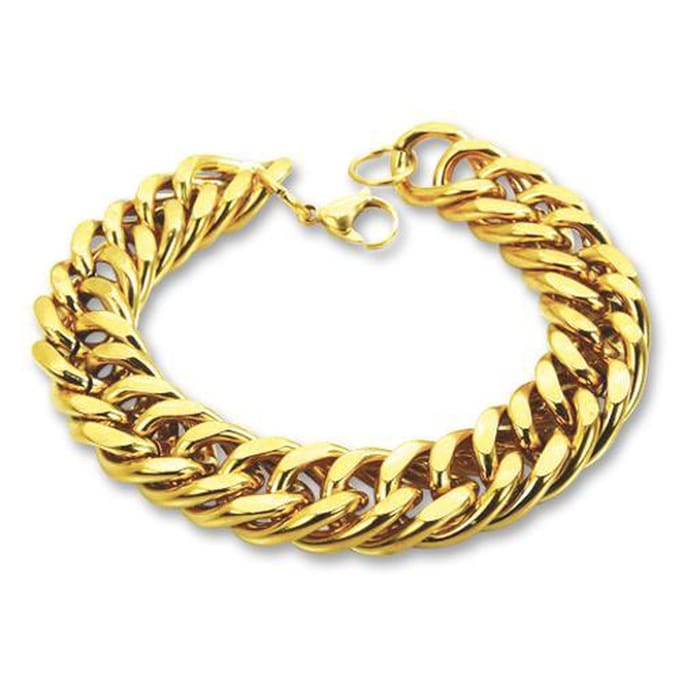 Amanto Armband Batu - 316L Staal - Cuban Schakel - 14.5mm - 22cm