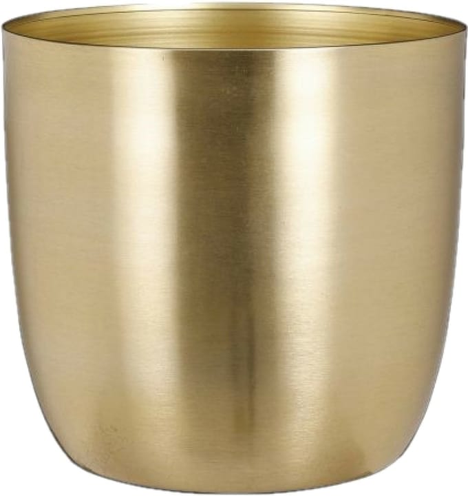 Mica Decorations Alano Bloempot - H21 x Ø22 cm - Metaal - Goud