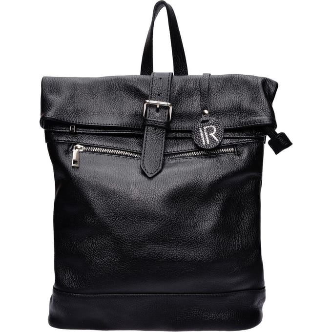 Isabella Rhea Zwart Rundleer Tas