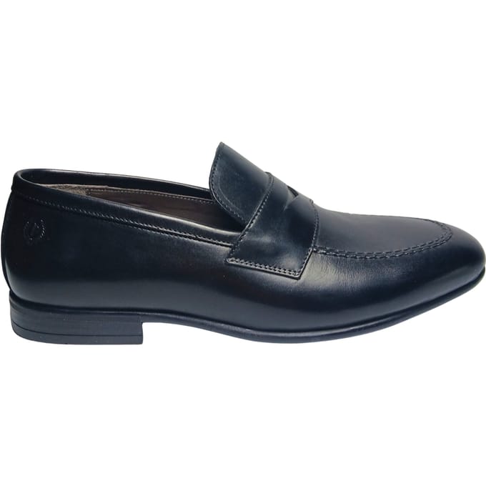 pb10252G9fbox000 Pollini Mannen Leder Zwart